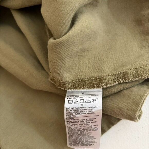 Old Navy Tank Top Women's Large Green Button Up Sleeveless Casual Boho Shirt - Picture 7 of 8